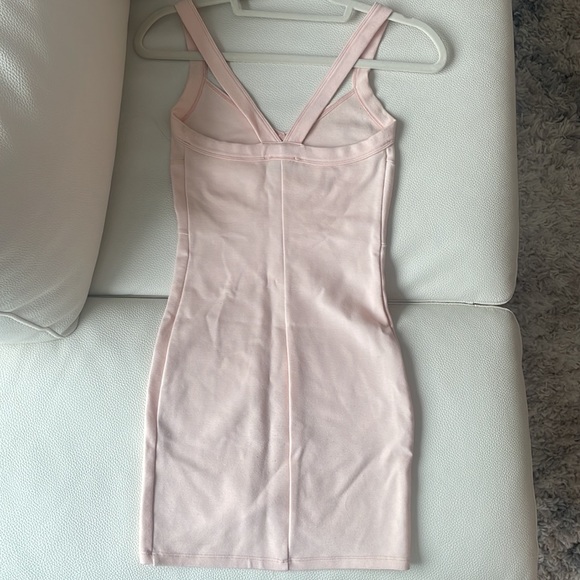 Solemio light pink bandage dress - Picture 2 of 2